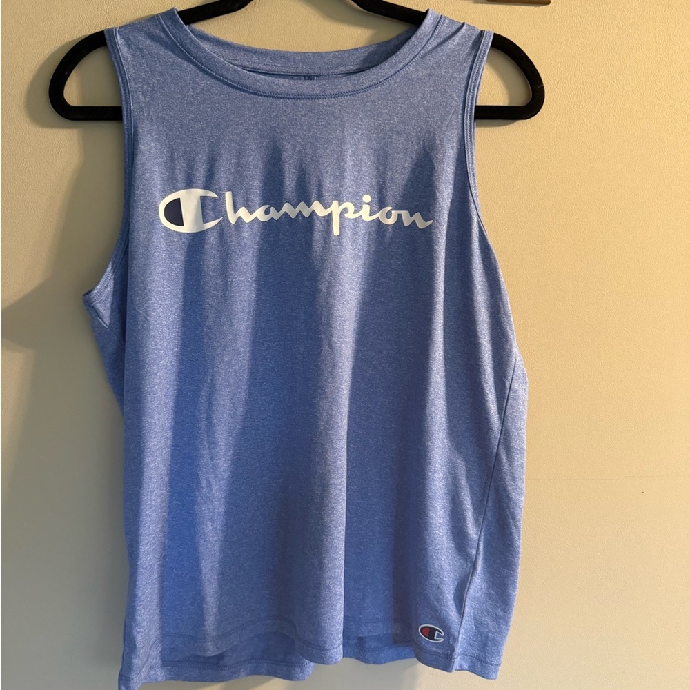 Champion Blue Sleeveless Tank Top